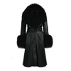 Wanan Touch Sac Coat In Leather Black