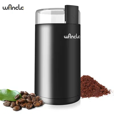 Wancle 200w High-power Multifunctional Coffee Grinder For Home Use - 220v/120v Kitchen Appliance In Black