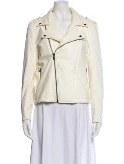 Pre-owned Wanda Nylon Nylon Biker Jacket In Neutral