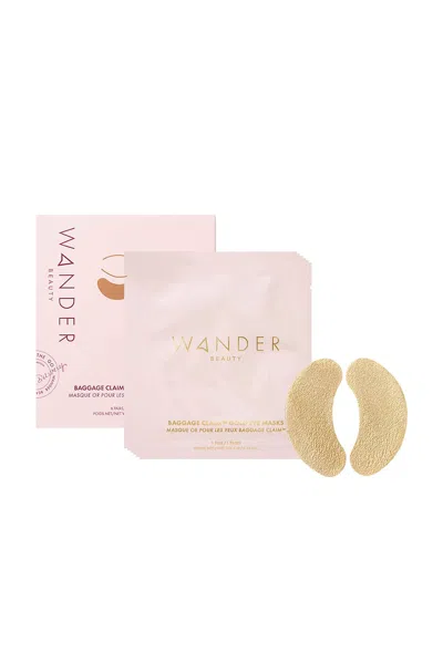 Wander Beauty Baggage Claim Gold Eye Mask 6 Pack In N,a
