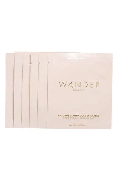 Wander Beauty Baggage Claim Rose Gold Eye Masks