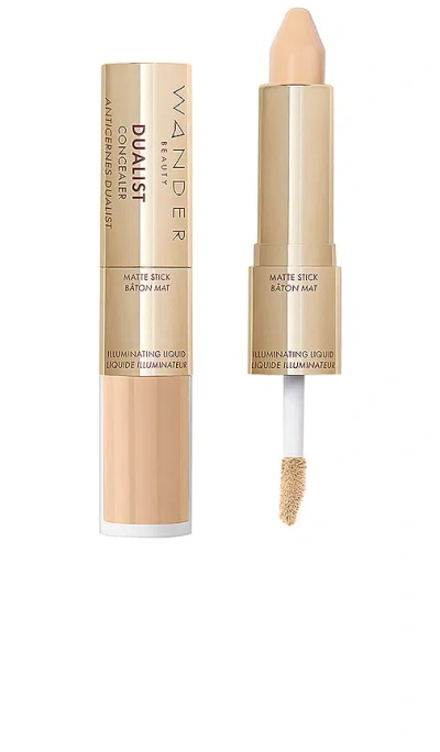 Wander Beauty Dualist Matte And Illuminating Concealer In Fair Light