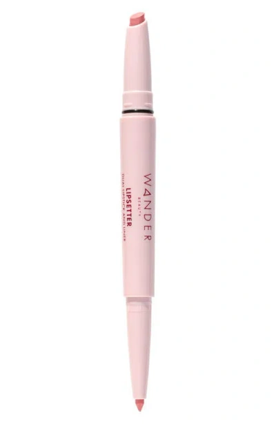 Wander Beauty Lipsetter Dual Lipstick & Liner In Bohemian Blush