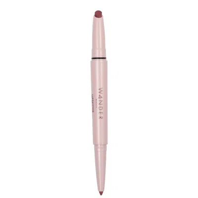 Wander Beauty Lipsetter Dual Lipstick & Liner (various Shades) In Purple