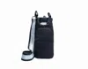 Wanderfull Unisex Matte Hydrobag With Silver Strap In Black Matte/ Silver Strap In Multi