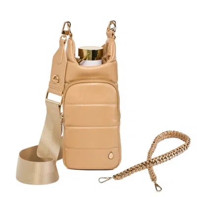 Wanderfull Unisex Vegan Leather Hydrobag With Strap Bundle In Camel In Brown