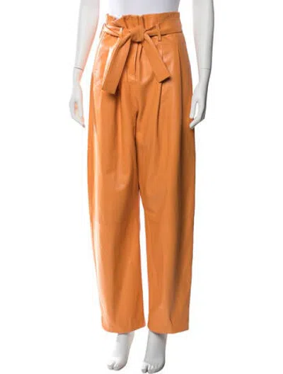 Pre-owned Wandering Wide Leg Pants In Orange