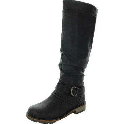 Wanderlust Fiona 3 Womens Leather Insulated Footbed Knee-high Boots In Black