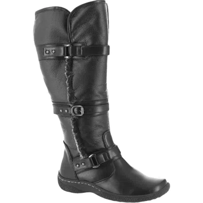 Wanderlust Gabrielle 2 Womens Faux Leather Knee-high Winter & Snow Boots In Black