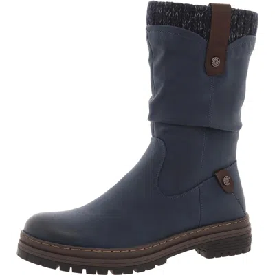 Wanderlust Larissa Womens Zipper Mid-calf Boots In Multi