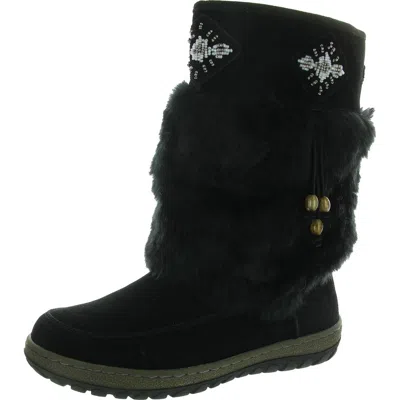 WANDERLUST NITA WOMENS WATERPROOF SUEDE WINTER & SNOW BOOTS