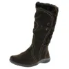 Wanderlust Norway Womens Suede Winter Snow Boots In Black
