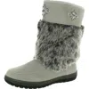 Wanderlust Womens Fleece Lined Winter & Snow Boots In White