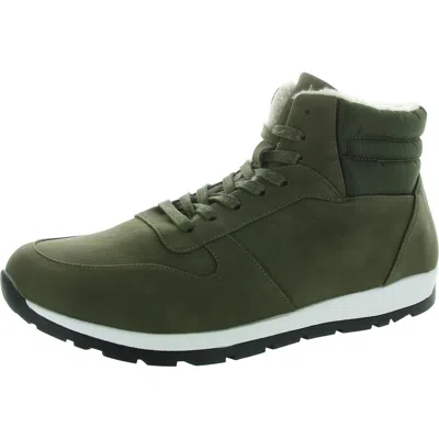 Wanderlust Womens Leather Performance Hiking Shoes In Green