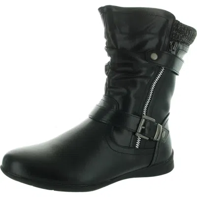 Wanderlust Womens Lined Winter & Snow Boots In Black