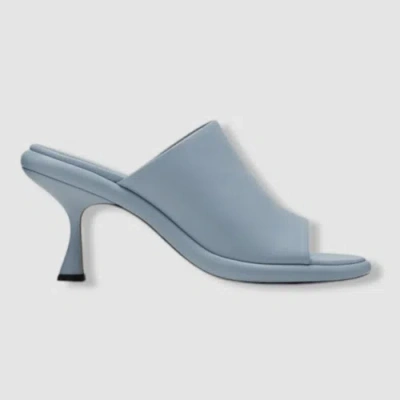 Pre-owned Wandler $700  Women's Blue June Lambskin Mule Slide Sandal Shoes Size 39