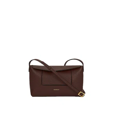 Wandler Adjustable Mini Leather Handbag With Magnetic Closure In Brown