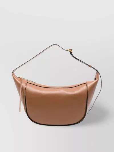 Wandler Adjustable Strap Handbag Shoulder Bag In Brown