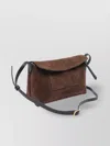Wandler Adjustable Strap Suede Shoulder Bag
