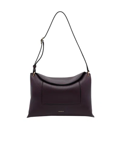 Wandler Aubergin Penelope Slouch Bag In Purple