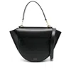 Wandler Medium Hortensia Leather Tote Bag In Black