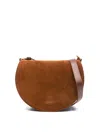 Wandler Kate Half-moon Satchel Bag In Brown
