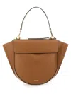 Wandler Hortensia Logo Printed Medium Tote Bag In Brown