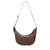 Wandler Maggie Logo Printed Shoulder Bag In Brown