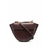 Wandler Hortensia Mini Leather Tote Bag In Brown