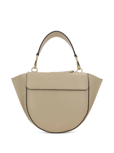Wandler Beige Hortensia Medium Satchel In Brown