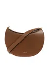 Wandler Big Kate Leather Shoulder Bag In Brown
