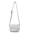 Wandler Medium Oscar Trunk Bag In White Calf Leather In Cream