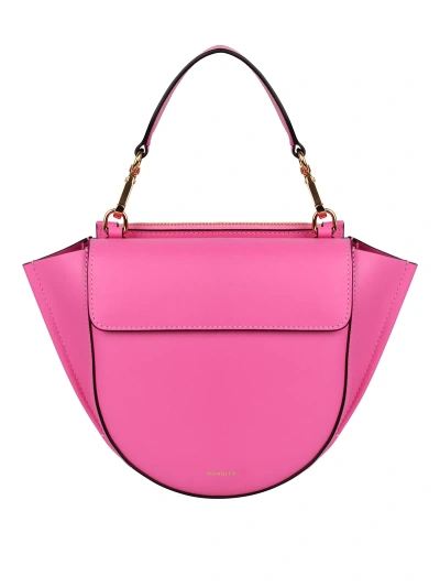 Wandler Small Leather Hortensia Bag In Pink