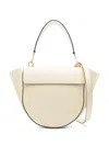 Wandler Beige Shoulder Bag With Structured Flap In Beige