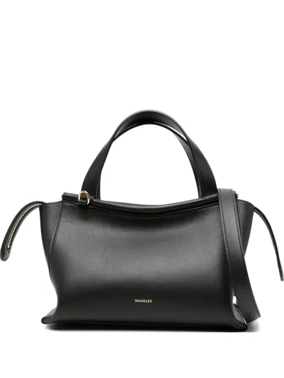 Wandler Compact Tote Bag With Logo Detailing In Black