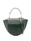 Wandler Womens Olive Croco Hortensia Mini Crocodile-effect Leather Shoulder Bag In Green