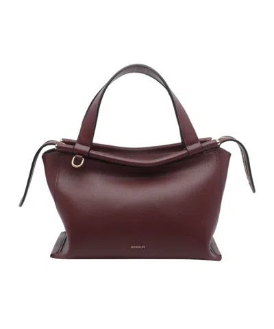 Wandler Handbag Woman Color Burgundy In Pattern