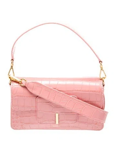 Pre-owned Wandler Embossed Leather Top Handle Bag In Pink
