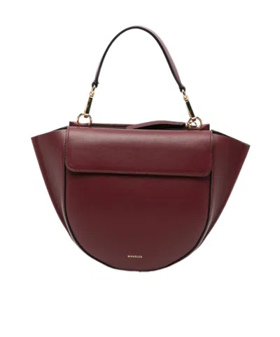 Wandler Flap Handbag In Burgundy