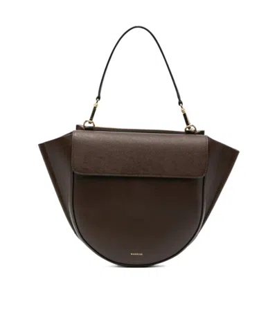 Wandler Flap Handbag In Dark Brown