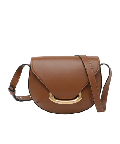 Wandler Flap-over Shoulder Bag In Brown