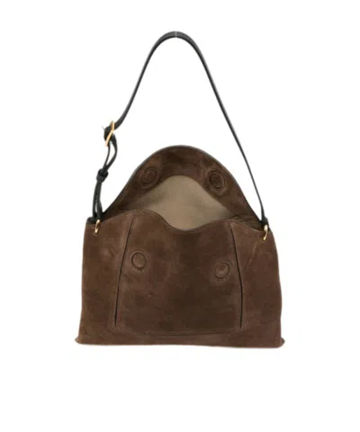 Wandler Flap Shoulder Bag In Brown
