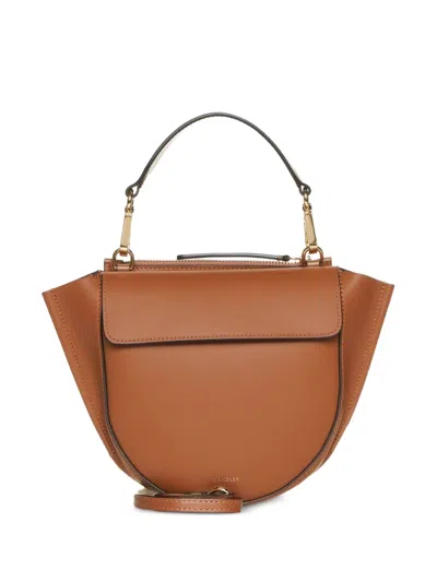 Wandler Flap Shoulder Bag In Orange