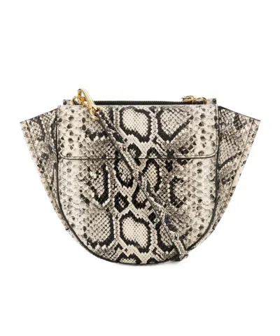Wandler Flap Shoulder Bag In Nude