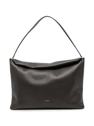 Wandler Grainy-leather Tote Bag In Brown