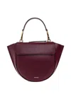 Wandler Half-moon Tote Bag In Red