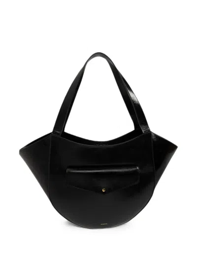 Wandler Handbag Slouch Tote "hortensia" In Black