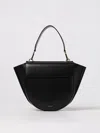 Wandler Small Leather Tote Bag In Black