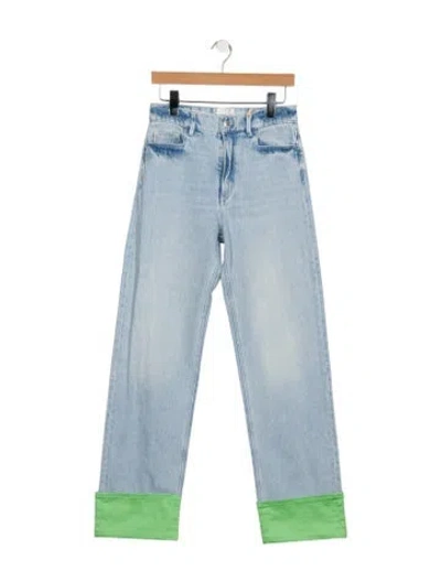 Pre-owned Wandler High-rise Wide Leg Jeans W/ Tags In Blue