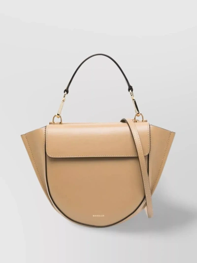 Wandler Womens Sandy Suede Hortensia Mini Suede Top-handle Bag In Cream